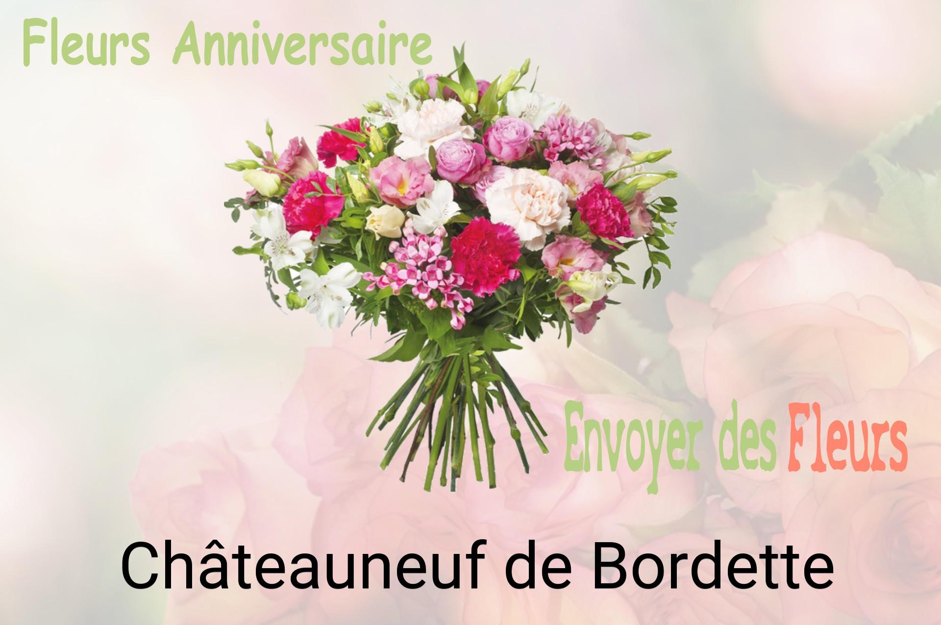 Bouquet de fleurs d’anniversaire livré à Châteauneuf-de-Bordette