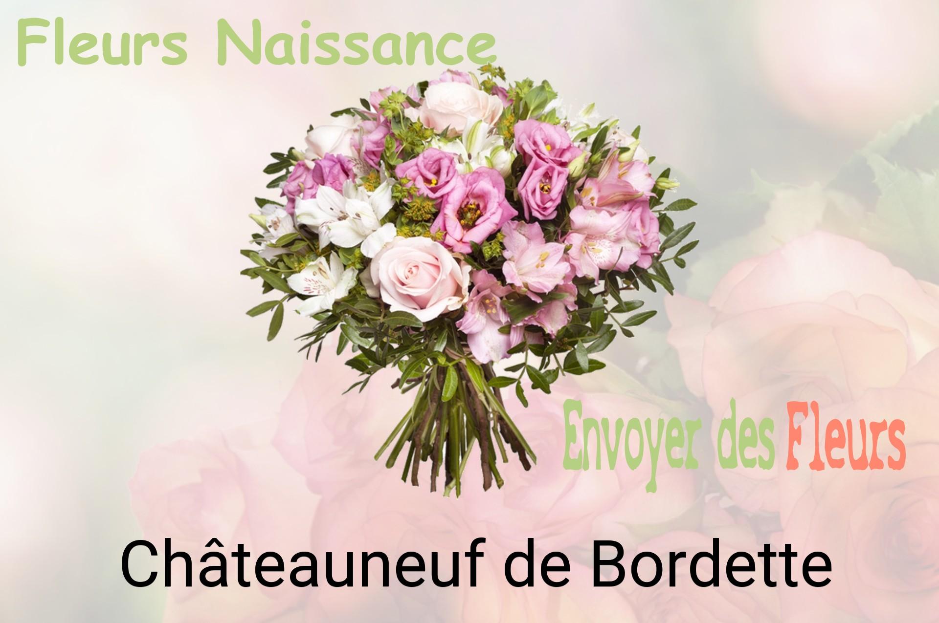 Bouquet de fleurs de naissance livré à Châteauneuf-de-Bordette