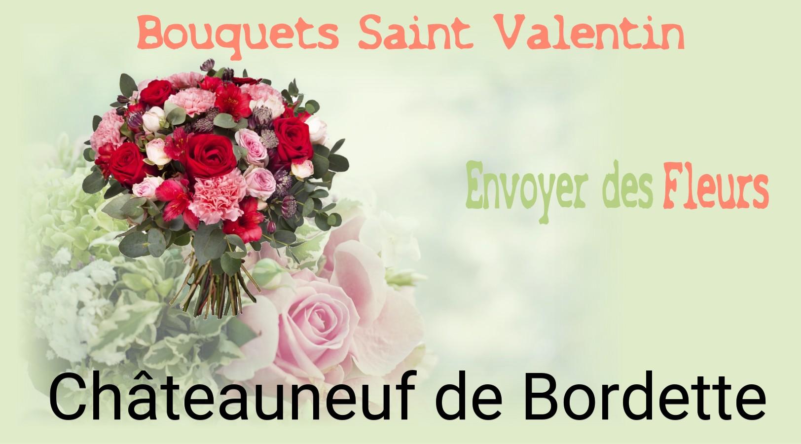 Roses de Saint-Valentin livrées à Châteauneuf-de-Bordette